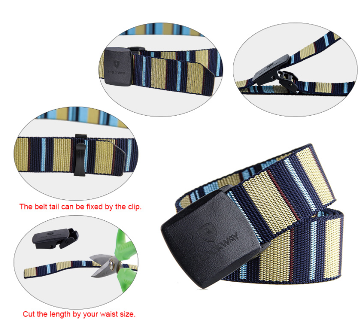 Outdoor Lesuire Nylon Mens Belt