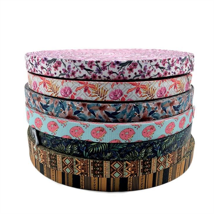 Trykt webbing for hundehalsbånd